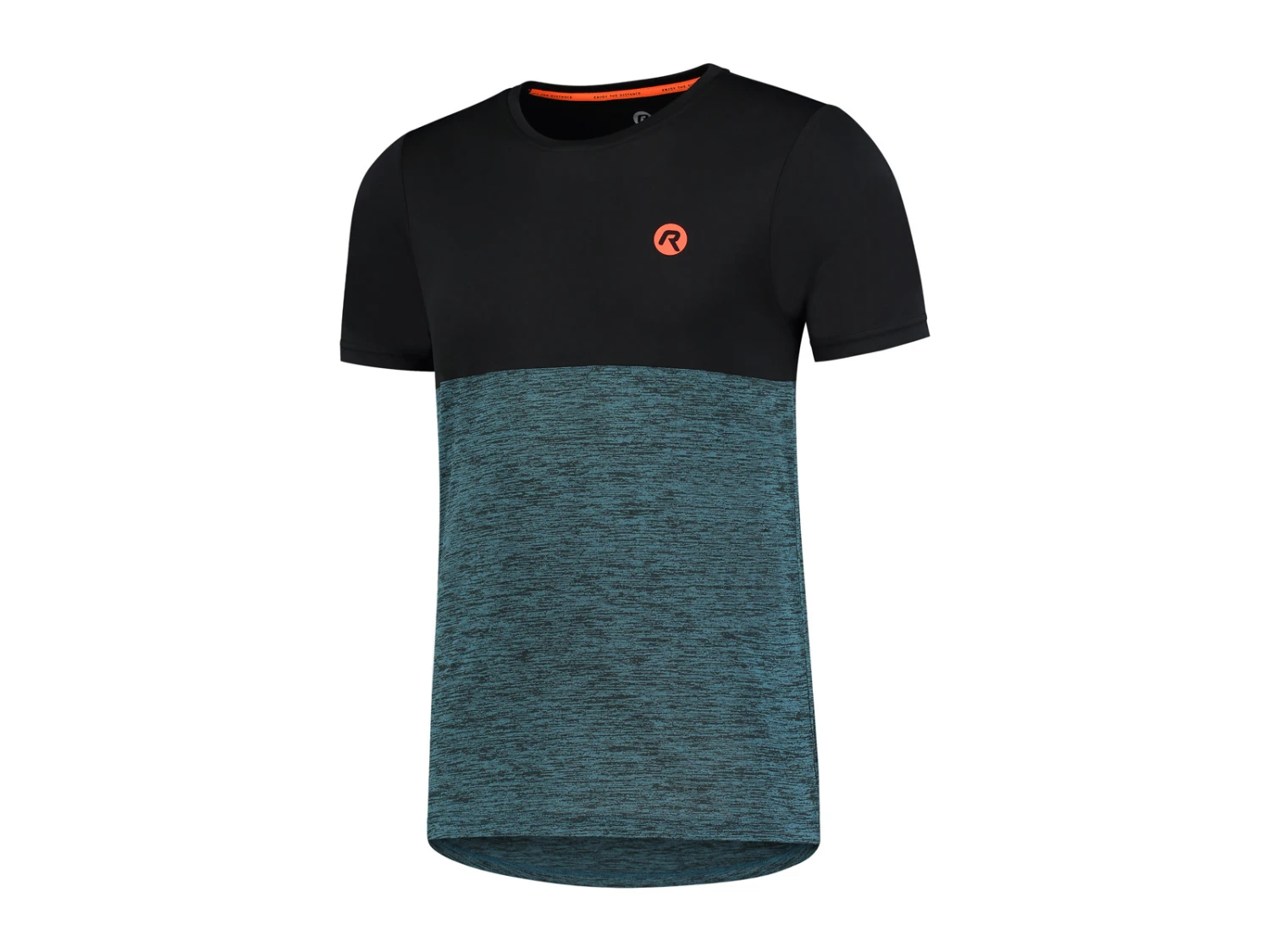 Rogelli Essence - Sport T-shirt - Blå / Svart / Orange 1 Rogelli Essence - Sport T-shirt - Blå / Svart / Orange