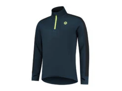 Rogelli Electro - Sports -T -shirt - Långa ärmar - Dynaflex - Blått Svart Mjöl