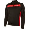 Diadora - Florens Långärmad Cykeltröja - Svart Med Röd