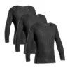 GripGrab Ride Thermal Base Layer 3-Pak - Svettundertröja Långa ärmar - Svart