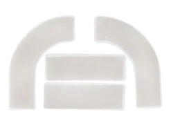 OnGear - Gelinsats För Styrrem - Set Med 4 Kuddar - Genomskinlig