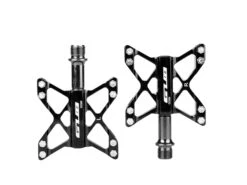 GUB - CG 009 - Pedal - Flats - CNC Aluminum - Cr-Mo Axel - 240 G - Svart