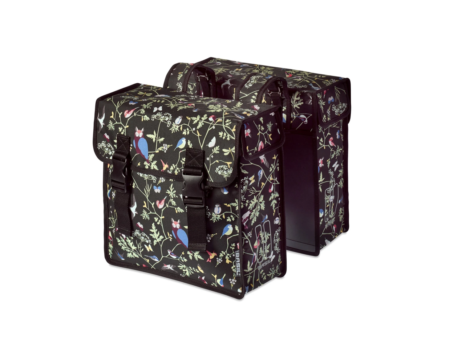 Basil Wanderlust Double Bag - Cykelväskor För Bagagebärare - 35 Liter - Charcoal 1 Basil Wanderlust Double Bag - Cykelväskor För Bagagebärare - 35 Liter - Charcoal