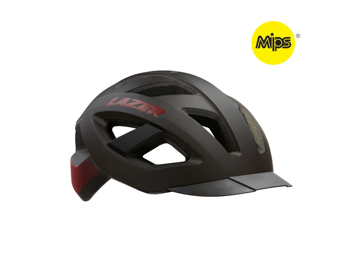 Lazer Cameleon MIPS - Cykelhjälm Sport - Matt Svart Röd 1 Lazer Cameleon MIPS - Cykelhjälm Sport - Matt Svart Röd