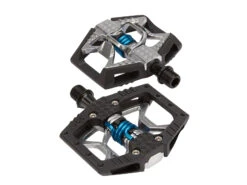 Crankbrothers Double Shot - MTB Kombipedal - Grå/svart/blå