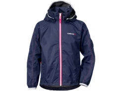Didriksons Vivid Girls Jacket - Vattentät Barnjacka - Navy