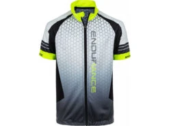 Endurance Verove - Cykeltröja Med Korta ärmar - Junior - Vit / Gul