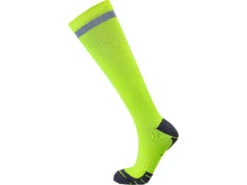 Endurance Torent Reflective Long - Running Strumpor Med Kompression - Gul