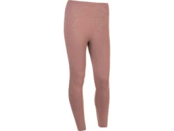 Athlecia - Flow W Ribbed Seamless Tights - Dam - Burnt Rose