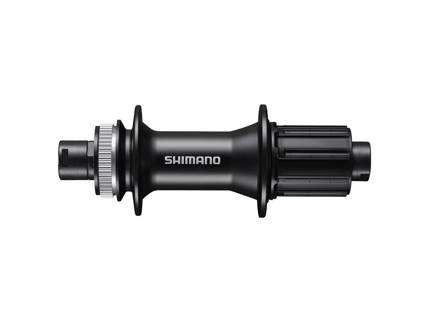 Shimano MT400 - Baknav E-Thru - Disk Center Lock - 142mm - Svart - För 32 Ekrar 1 Shimano MT400 - Baknav E-Thru - Disk Center Lock - 142mm - Svart - För 32 Ekrar