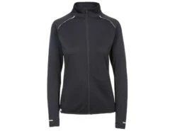 Trespass Evie - Damtröja Med Full Dragkedja - Svart