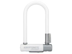 Kryptonite Bygellås - Kryptolok 2 Mini 7 - U-Lock 8,2x17,8 Cm - Vit