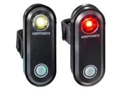 Kryptonite Avenue F-65 & R-30 S - Cykelljusuppsättning - 65 Och 30 Lumen - USB Uppladdningsbart
