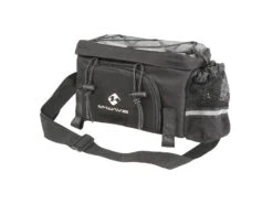 M-Wave Amsterdam EXP - Cykelväska För Bagagebärare - Två Inbyggda Sidväskor - Svart - Storlek