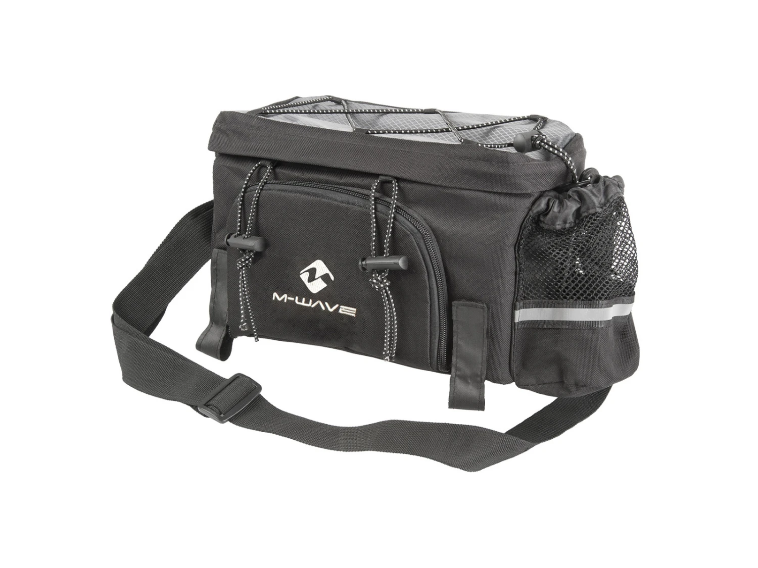 M-Wave Amsterdam EXP - Cykelväska För Bagagebärare - Två Inbyggda Sidväskor - Svart - Storlek 1 M-Wave Amsterdam EXP - Cykelväska För Bagagebärare - Två Inbyggda Sidväskor - Svart - Storlek