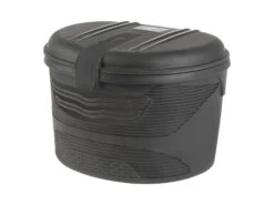 M-Wave Amsterdam Box Front - Låda För Foder - Hårdplast - Låsbar Med Nyckel - Svart - Storlek 17