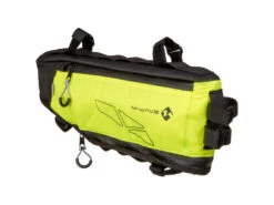 M-Wave Rough Ride - Cykelväska För Ram - Vattentät - Neongul - Storlek Upp Till 4,2 Liter