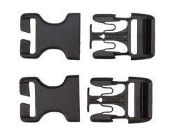 Ortlieb Stealth Spännen - 25 Mm - 2 St - Sidostängning Av Back-Roller Och Rack-Pack Väskor