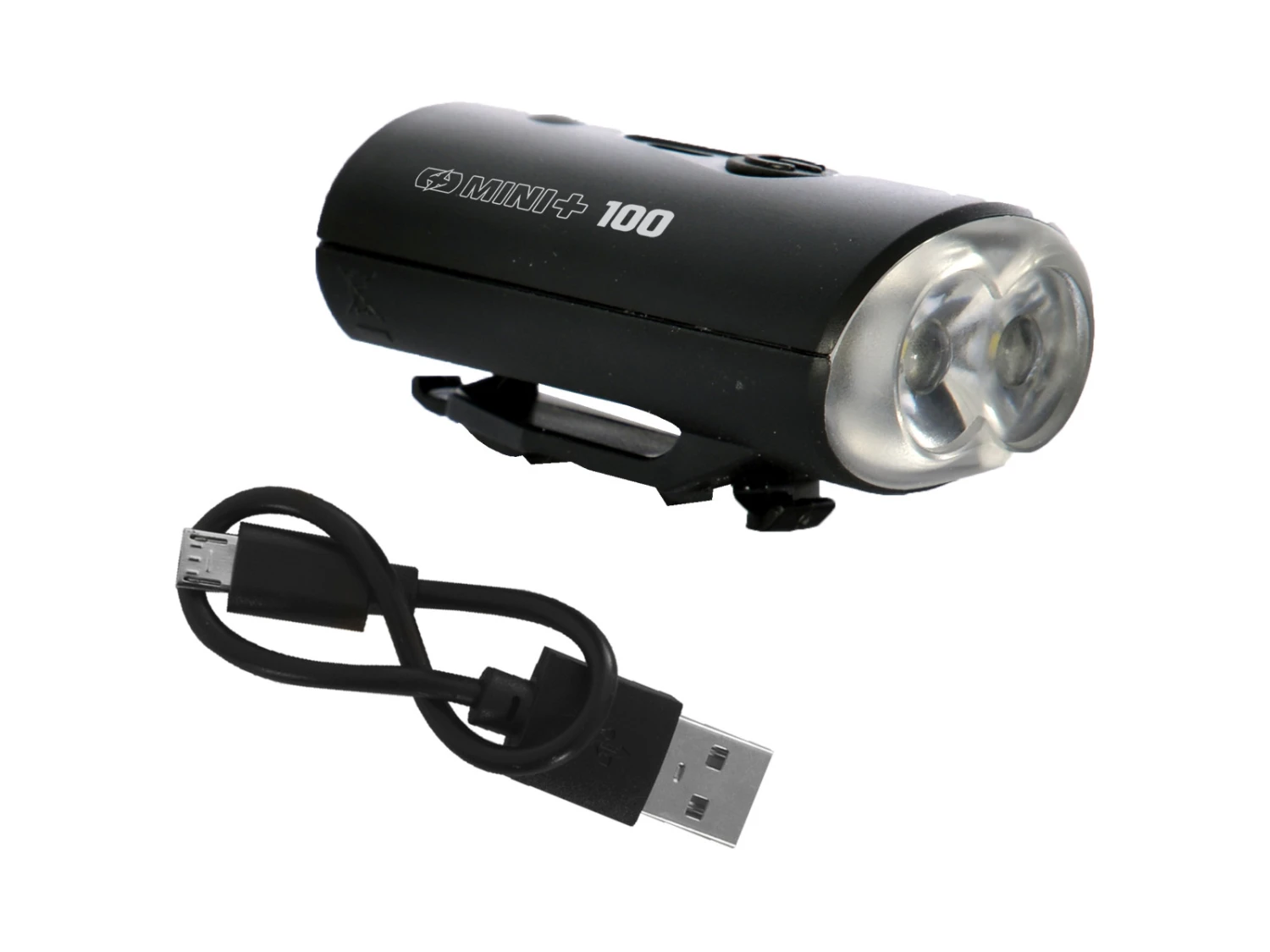 OXC Mini + - Cykelljus Fram - 100 Lumen - USB Uppladdningsbart 1 OXC Mini + - Cykelljus Fram - 100 Lumen - USB Uppladdningsbart