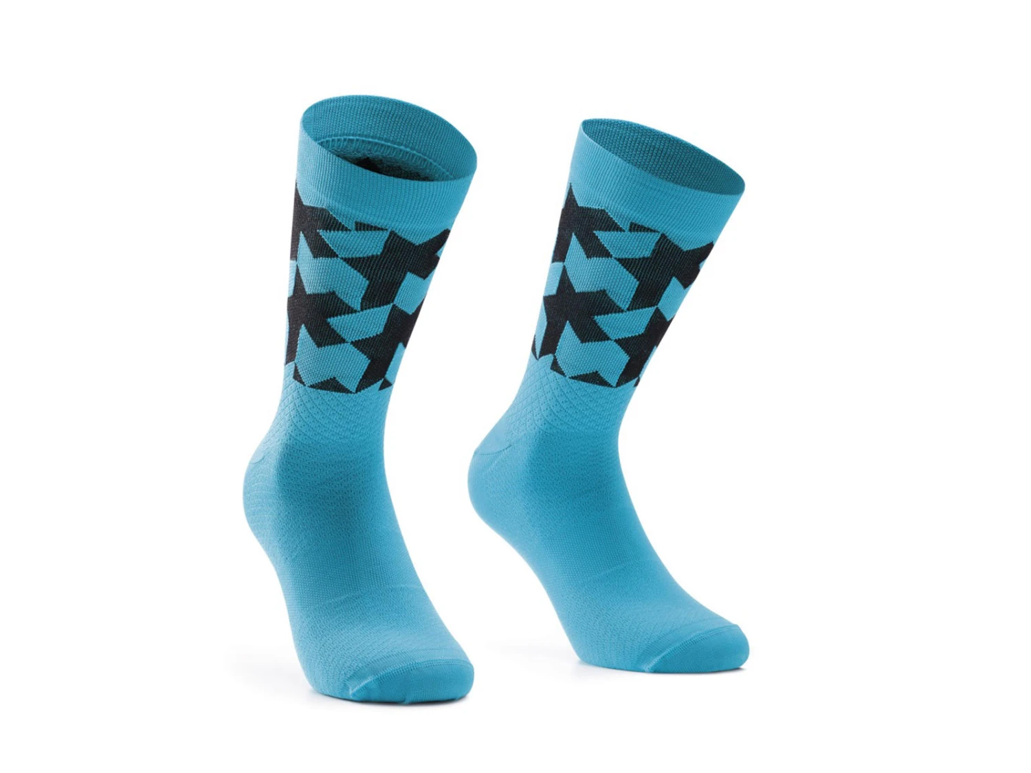 Assos Monogram Socks EVO - Cykelstrumpor - Blå 1 Assos Monogram Socks EVO - Cykelstrumpor - Blå