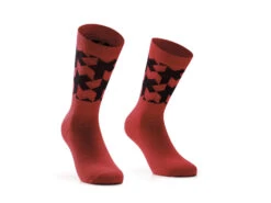 Assos Monogram Socks EVO - Cykelstrumpor - Röd
