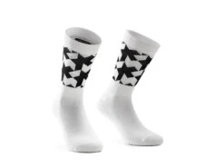 Assos Monogram EVO - Cykelstrumpor - Vit
