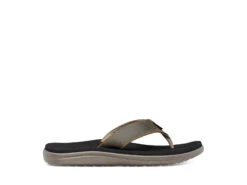 Teva M Voya Flip Leather - Sandal För Män - Dark Olive