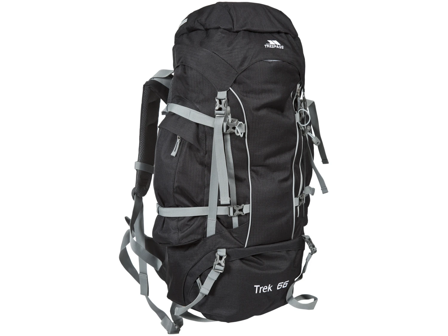 Trespass Trek 66 - Vandrarryggsäck - 66 Liter - Svart 1 Trespass Trek 66 - Vandrarryggsäck - 66 Liter - Svart