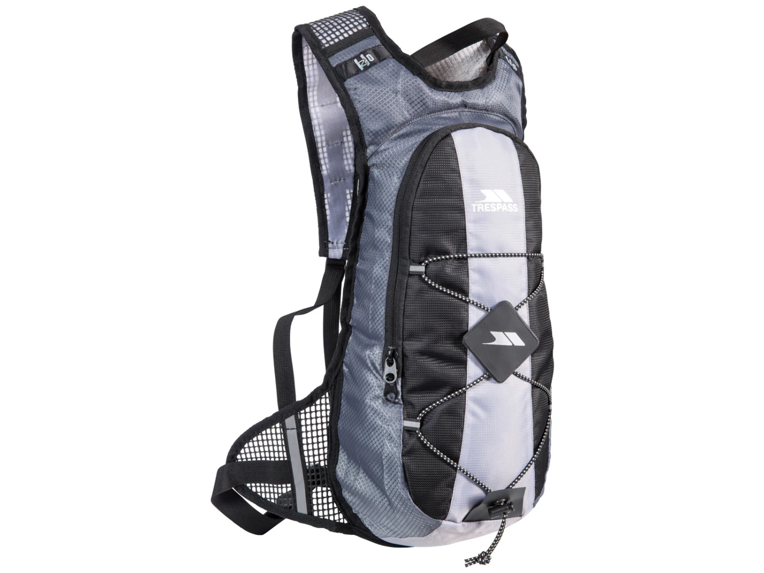 Trespass Mirror - Ryggsäck Med Vätskesystem - 15 Liter Inkl. 2 Liter Behållare - Silver 1 Trespass Mirror - Ryggsäck Med Vätskesystem - 15 Liter Inkl. 2 Liter Behållare - Silver