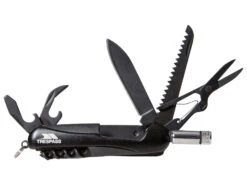 Trespass Equipped - Multitool - 12 Funktioner - Svart