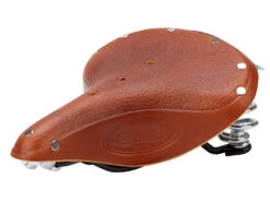 Brooks -B67S Retro - Sadel - Läder - Dam - Ljusbrun