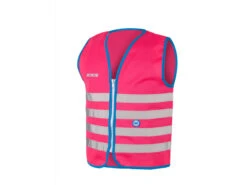 WOWOW Rolig Jacka - Reflekterande Jacka Med Dragkedja För Barn - Rosa