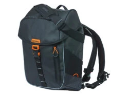 Basil Miles - Vattentät Ryggsäck - 17L - Svart/Orange