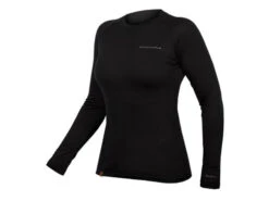Endura BaaBaa Blend - L/S Baselayer - Sweat Baselayer - Dam - Svart