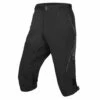 Endura Hummvee - 3/4 MTB Cykelshorts - Foder Med Dyna - Svart