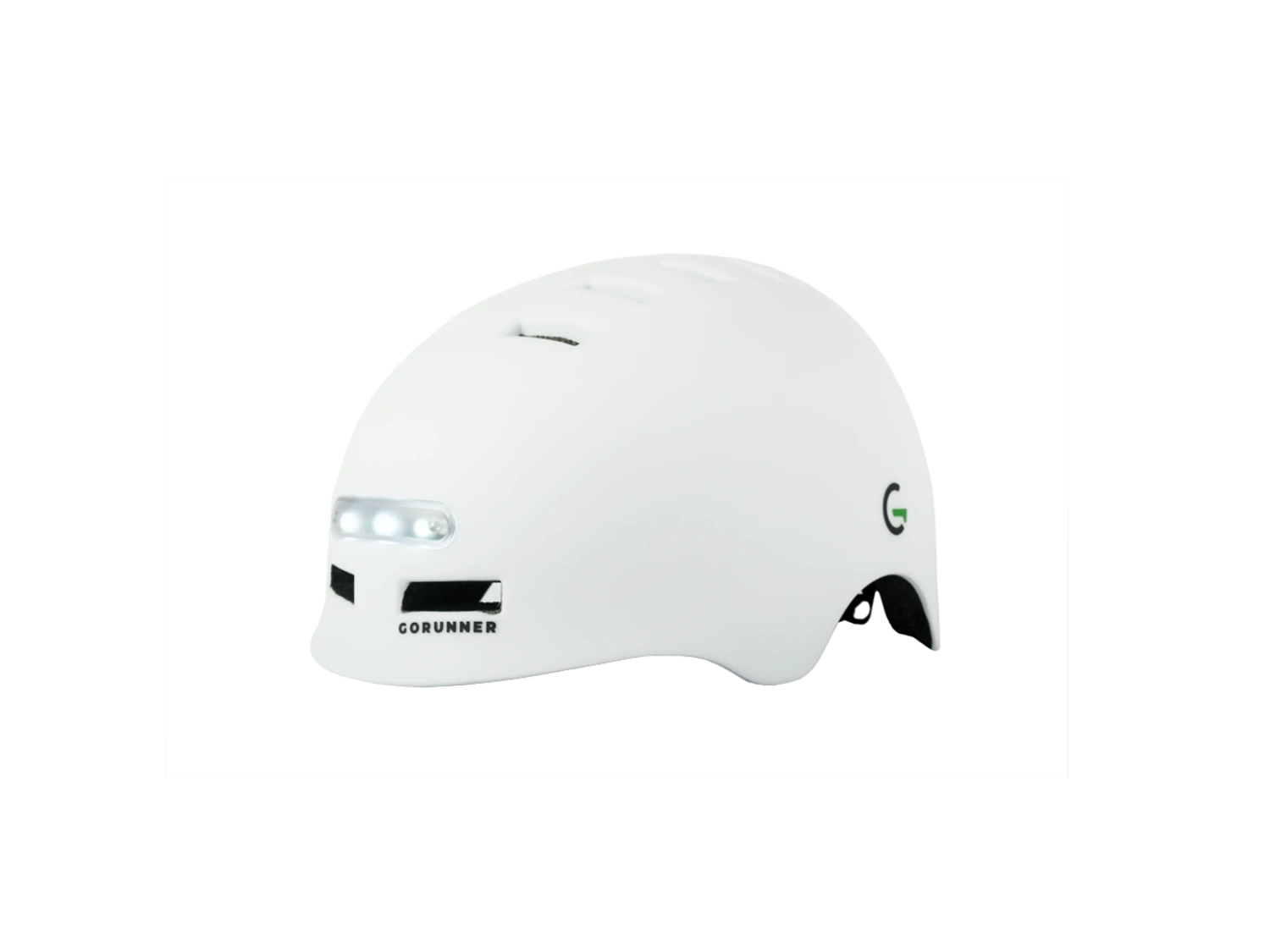 Gorunner - LED Cykelhjälm - Vit 1 Gorunner - LED Cykelhjälm - Vit