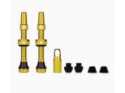 Muc-Off - Slanglösa Ventiler - 44mm Långa - Guld - 2 St.