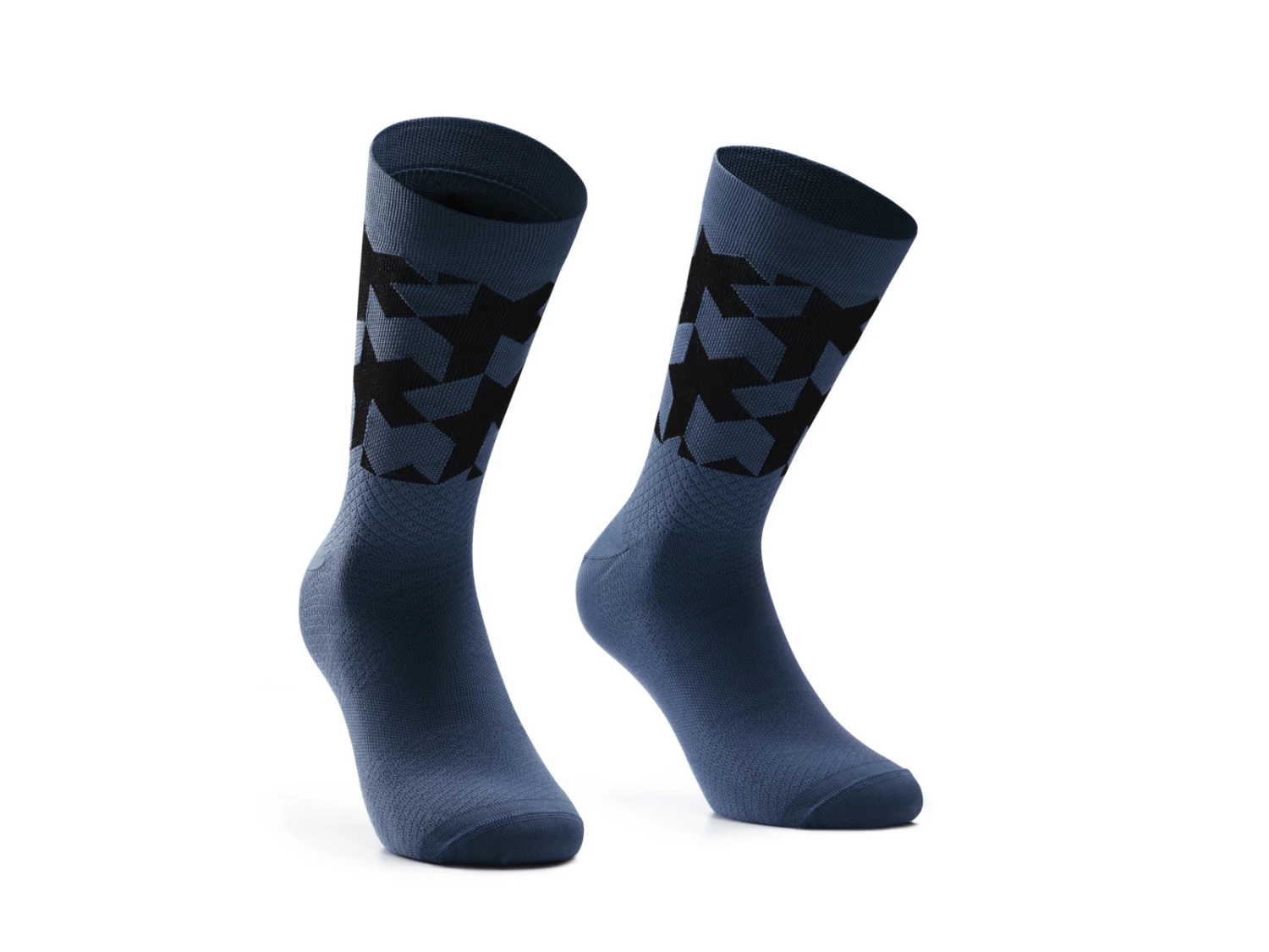 Assos Monogram Evo - Cykelstrumpor - Stenblå 1 Assos Monogram Evo - Cykelstrumpor - Stenblå