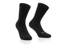 Assos Essence - Cykelstrumpor 2-pack - Högt Skaft - Svart