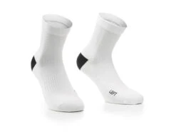 Assos Essence - Cykelstrumpor 2-pack - Lågt Skaft - Vit