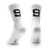 Assos Poker - Cykelstrumpor Nr. 9 - Vit