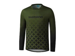 Shimano Myoko - Cykeltröja MTB Med Långa ärmar - Grön